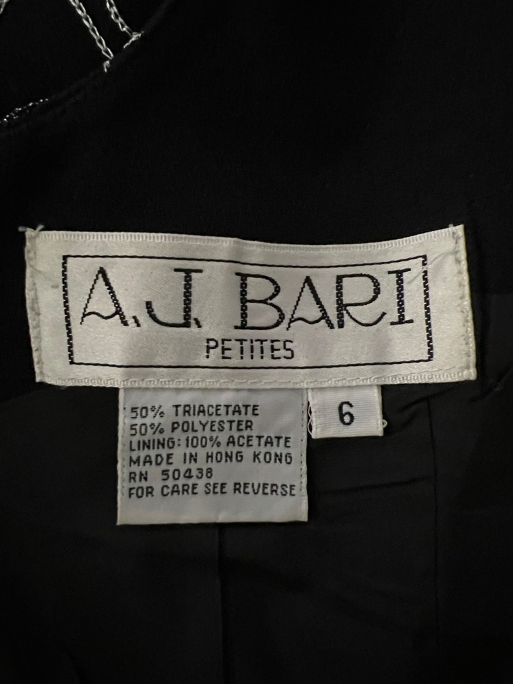 A.J. BARI Vintage Embellished Mini Dress Women’s 6 - Picture 6 of 6